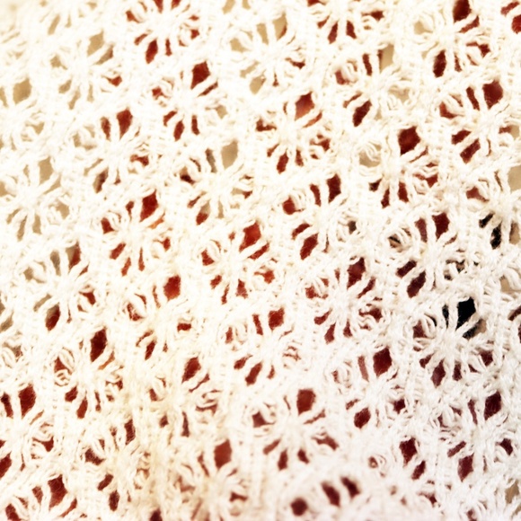 Enchanting Jen’s Pirate Booty for Free People Crochet White Top NWT - Picture 7 of 16